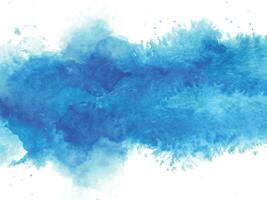 Soft watercolor splash stain background vector