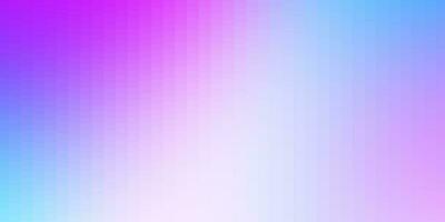 Light Pink, Blue vector background with rectangles.