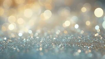 Silver and white glitter texture christmas abstract background photo