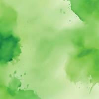 Green watercolor background vector