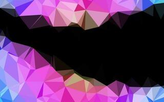 Light Multicolor, Rainbow vector blurry triangle template.