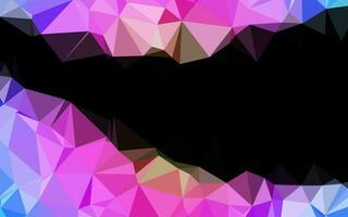 Light Multicolor, Rainbow vector blurry triangle template.