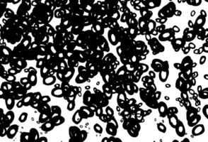 Black and white vector texture with disks.