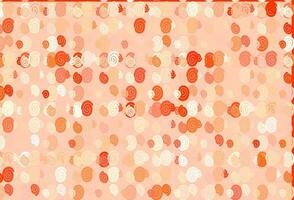 Light Red vector background with lamp shapes.