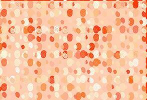 Light Red vector background with lamp shapes.