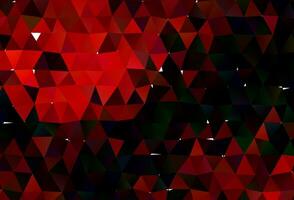 Light Red vector polygon abstract background.