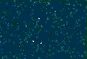 Light Blue, Green vector texture with disks.