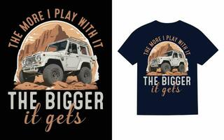 Off Road T-Shirt Design Vector Ai Generate