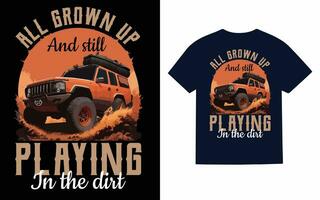 Off Road T-Shirt Design Vector Ai Generate