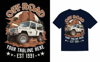 Off Road T-Shirt Design Vector Ai Generate