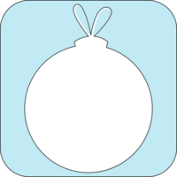 Weihnachten Ball Symbol zum Dekoration. png