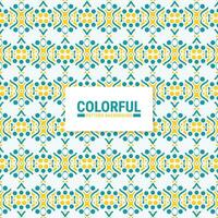 Colorful abstract geometric pattern design vector