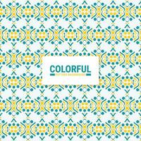 Colorful abstract geometric pattern design vector