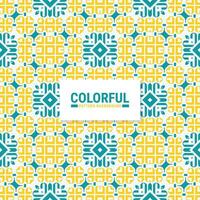 Colorful abstract geometric pattern design vector