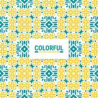 Colorful abstract geometric pattern design vector