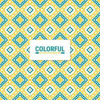 Colorful abstract geometric pattern design vector