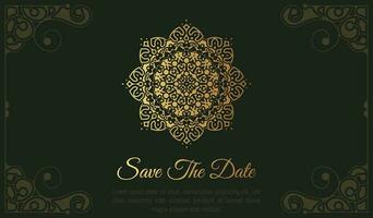 luxury invitation background style ornamental pattern vector