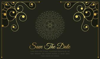 luxury invitation background style ornamental pattern vector