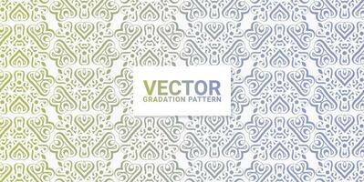 gradation ornament pattern design background vector