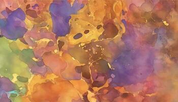 Watercolor stains abstract background vector