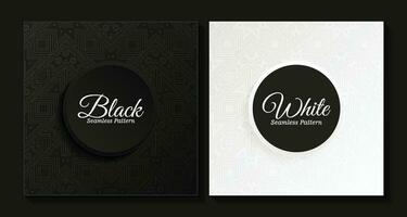 black and white pattern background vector