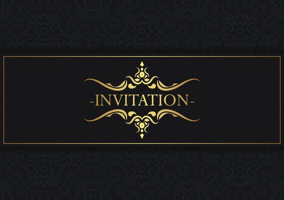 luxury invitation background style ornamental pattern