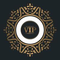 Elegant VIP ornament background vector