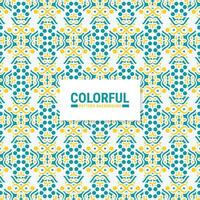 Colorful abstract geometric pattern design vector