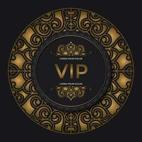 Elegant VIP ornament background vector