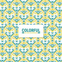 Colorful abstract geometric pattern design vector