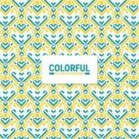 Colorful abstract geometric pattern design vector