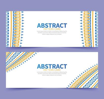colorful pattern style vertical greeting card