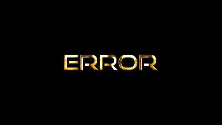 Animation Error Stock Video Footage for Free Download