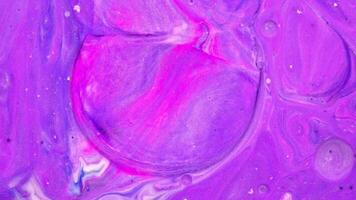 macro coup de violet acrylique et pétrole La peinture video
