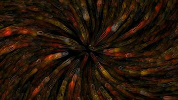 abstract geest miljoen zielen in enorm zwaartekracht zwart gat video