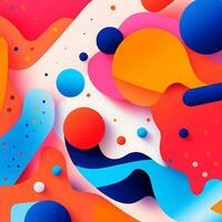 A Colorful Abstract Illustration background photo