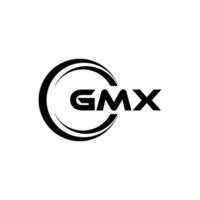 gmx logo diseño, inspiración para un único identidad. moderno elegancia y creativo diseño. filigrana tu éxito con el sorprendentes esta logo. vector