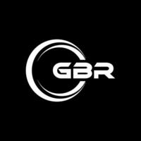 GBR Logo Design, Inspiration for a Unique Identity. Modern Elegance and Creative Design. Watermark Your Success with the Striking this Logo. vector