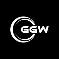 ggw logo diseño, inspiración para un único identidad. moderno elegancia y creativo diseño. filigrana tu éxito con el sorprendentes esta logo. vector