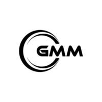 GMM Logo Design, Inspiration for a Unique Identity. Modern Elegance and Creative Design. Watermark Your Success with the Striking this Logo. vector