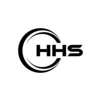 hhs logo diseño, inspiración para un único identidad. moderno elegancia y creativo diseño. filigrana tu éxito con el sorprendentes esta logo. vector