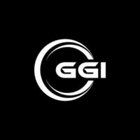 GGI Logo Design, Inspiration for a Unique Identity. Modern Elegance and Creative Design. Watermark Your Success with the Striking this Logo. vector