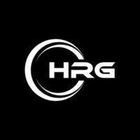 hrg letra logo diseño, inspiración para un único identidad. moderno elegancia y creativo diseño. filigrana tu éxito con el sorprendentes esta logo. vector