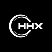 hhx logo diseño, inspiración para un único identidad. moderno elegancia y creativo diseño. filigrana tu éxito con el sorprendentes esta logo. vector