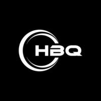 HBQ Logo Design, Inspiration for a Unique Identity. Modern Elegance and Creative Design. Watermark Your Success with the Striking this Logo. vector