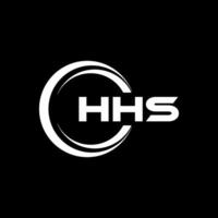 hhs logo diseño, inspiración para un único identidad. moderno elegancia y creativo diseño. filigrana tu éxito con el sorprendentes esta logo. vector