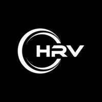 hrv letra logo diseño, inspiración para un único identidad. moderno elegancia y creativo diseño. filigrana tu éxito con el sorprendentes esta logo. vector