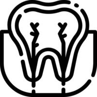 Tooth dentist icon symbol image vector. Illustration of the dental medicine symbol design graphic image vector