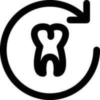 Tooth dentist icon symbol image vector. Illustration of the dental medicine symbol design graphic image vector