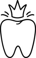 Tooth dentist icon symbol image vector. Illustration of the dental medicine symbol design graphic image vector